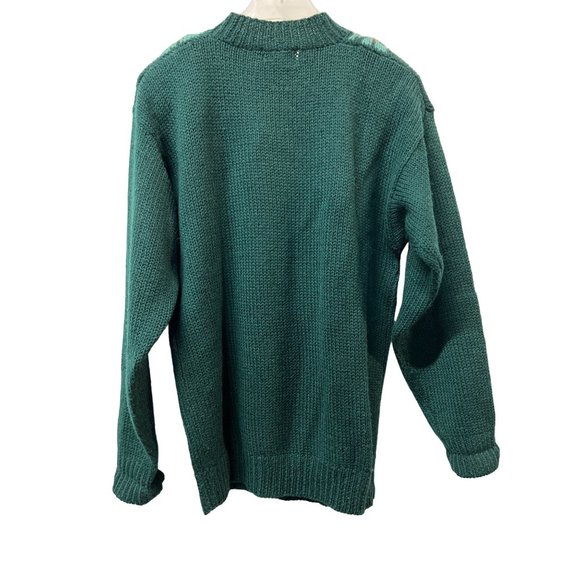 Skyr Sportwear 100% Wool Sweater Vintage Floral Knit - Picture 2 of 8